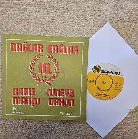 BARIŞ MANÇO - DAĞLAR DAĞLAR 45LİK PLAK