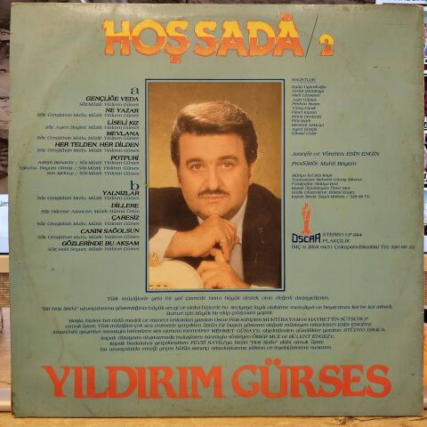 Yıldırım Gürses – Hoş Sada 2 LP PLAK