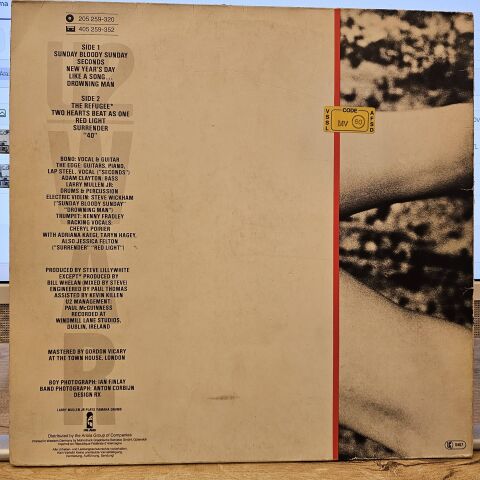 U2 – War LP PLAK