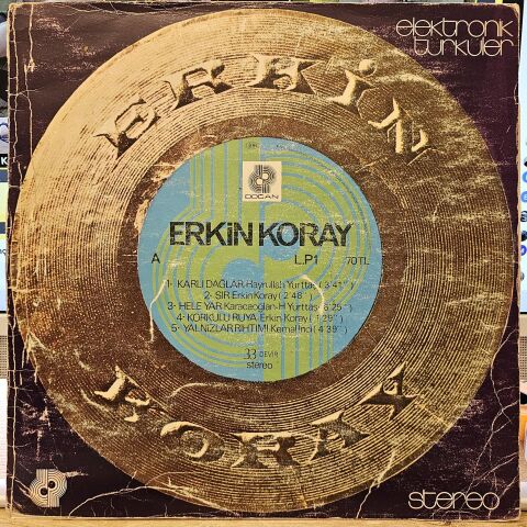 Erkin Koray – Elektronik Türküler LP PLAK
