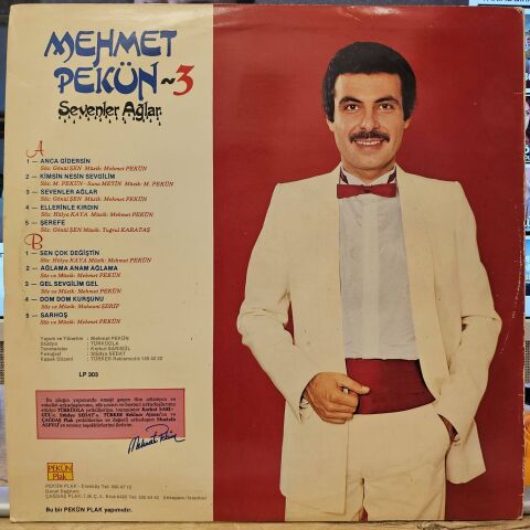 Mehmet Pekün – Sevenler Ağlar LP PLAK