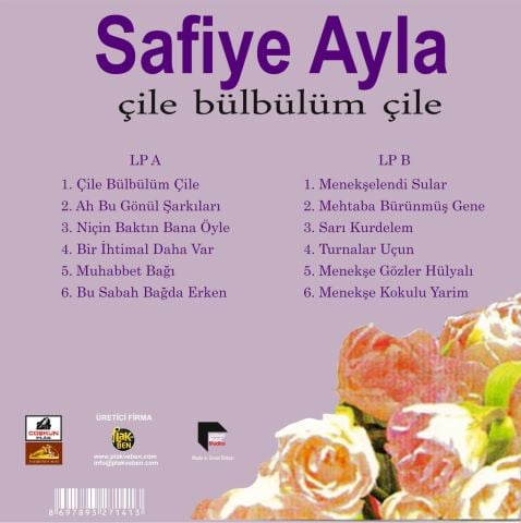 SAFİYE AYLA - ÇİLE BÜLBÜLÜM ÇİLE LP PLAK