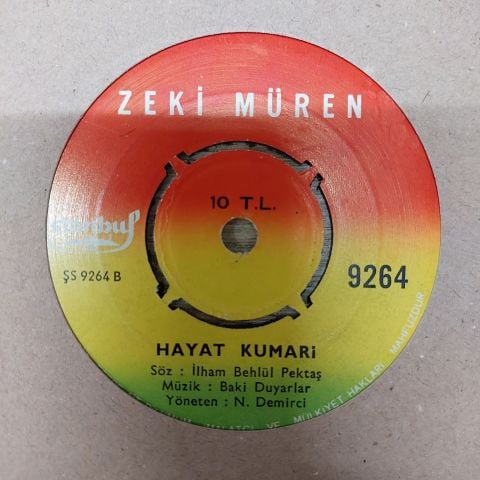 Zeki Müren – Mahpushane / Hayat Kumarı 45LİK PLAK