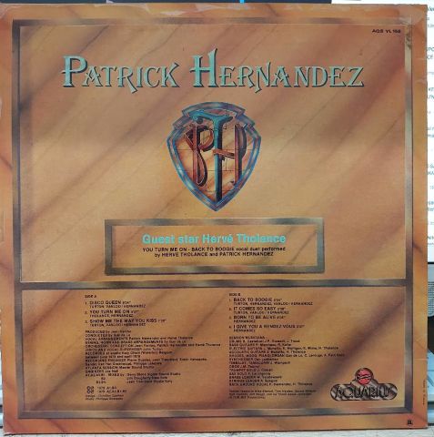 Patrick Hernandez – Born To Be Alive LP PLAK