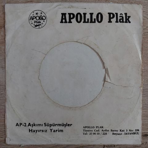 Sokak Çocuğu Ali – Aşkımı Süpürmüşler 45LİK PLAK