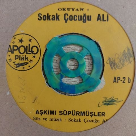 Sokak Çocuğu Ali – Aşkımı Süpürmüşler 45LİK PLAK