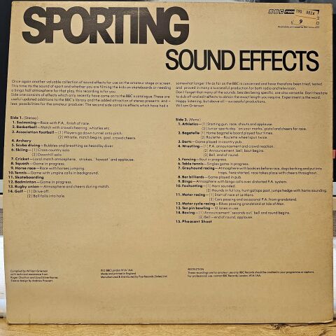 No Artist – Sporting Sound Effects LP PLAK