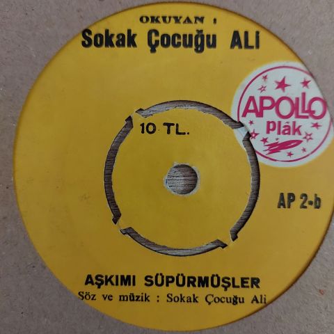 Sokak Çocuğu Ali – Aşkımı Süpürmüşler 45LİK PLAK