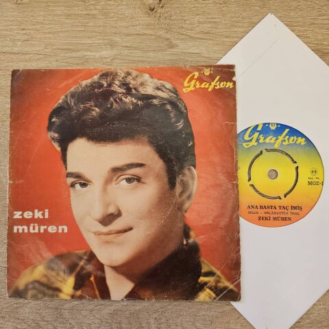 Zeki Müren – Hancı / Ana Başta Taç İmiş 45LİK PLAK