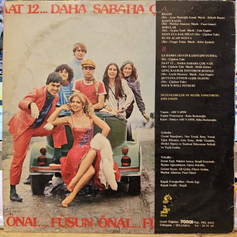 Füsun Önal – Saat 12... Daha Sabaha Çok Var LP PLAK