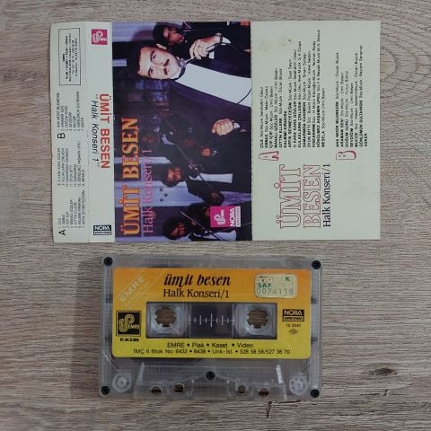 ÜMİT BESEN - HALK KONSERİ 1 KASET