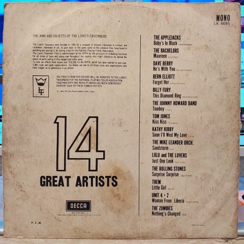Various – 14 Great Artists LP PLAK