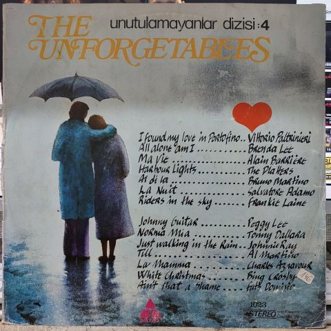 Various – The Unforgetables / Unutulmayanlar Dizisi: 4 LP  PLAK