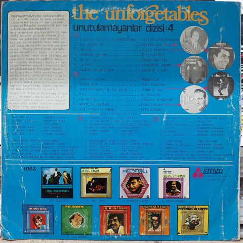 Various – The Unforgetables / Unutulmayanlar Dizisi: 4 LP  PLAK