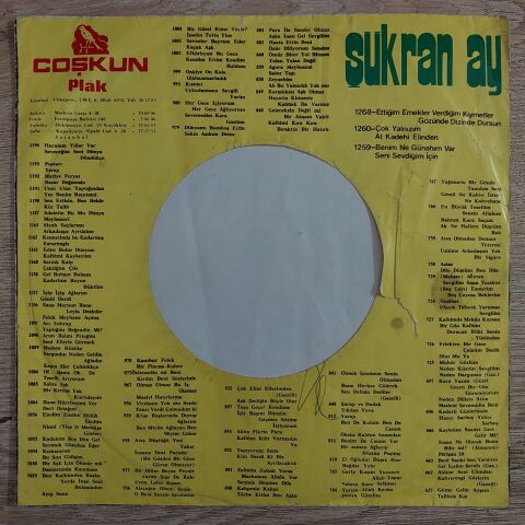 Şükran Ay – Ben Buyum / Öldür de Kurtulayım 45LİK PLAK