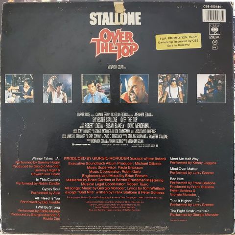 Various – Over The Top (Original Motion Picture Soundtrack) LP PLAK