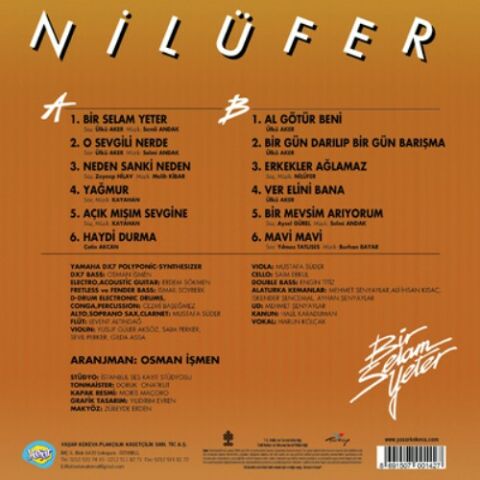 Nilüfer – Bir Selam Yeter LP PLAK