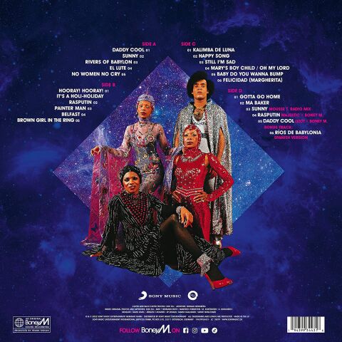 BONEY M - The Magic Of Boney M. (Magenta / Blue Transparent Vinyl) LP PLAK