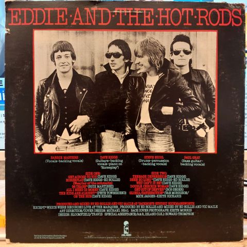Eddie And The Hot Rods – Teenage Depression LP PLAK
