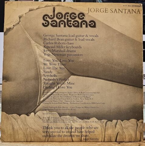 Jorge Santana – Jorge Santana LP PLAK