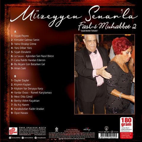 Müzeyyen Senar - Müzeyyen Senar'la Fasl-ı Muhabbet 2 LP PLAK