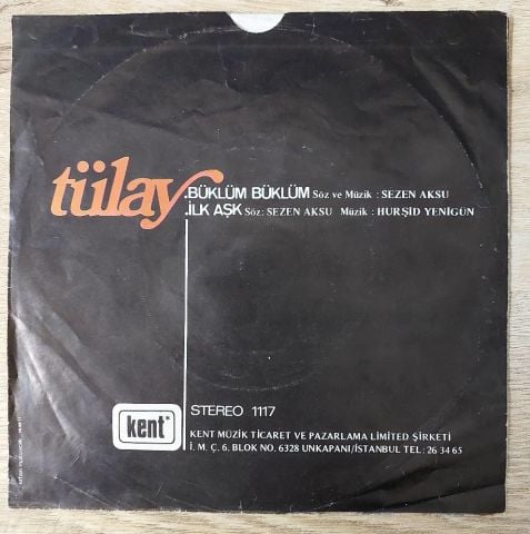 Tülay – Büklüm Büklüm / İlk Aşk 45LİK PLAK