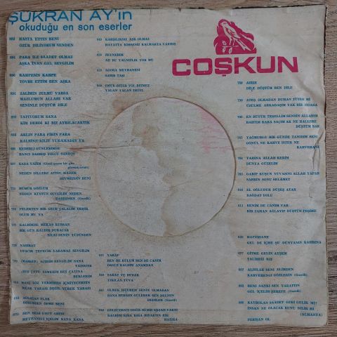Şükran Ay – Günahkar Sokaklar / Kalemin Mi Kırık 45LİK PLAK