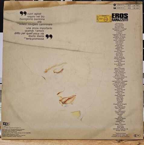 Eros Ramazzotti – Cuori Agitati LP PLAK