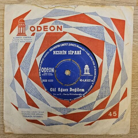 Nesrin Sipahi – Gül Ağacı Değilem / Süreyya 45LİK PLAK