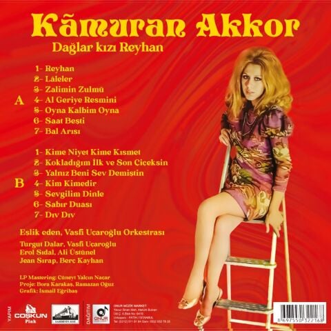 Kamuran Akkor - Dağlar Kızı Reyhan LP PLAK