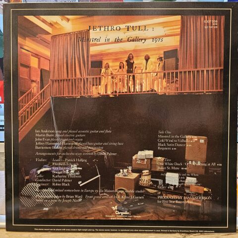 Jethro Tull – Minstrel In The Gallery LP PLAK