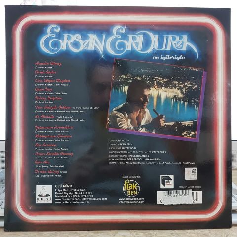 ERSAN ERDURA - EN İYİLERLE VE BEN YALNIZ LP PLAK