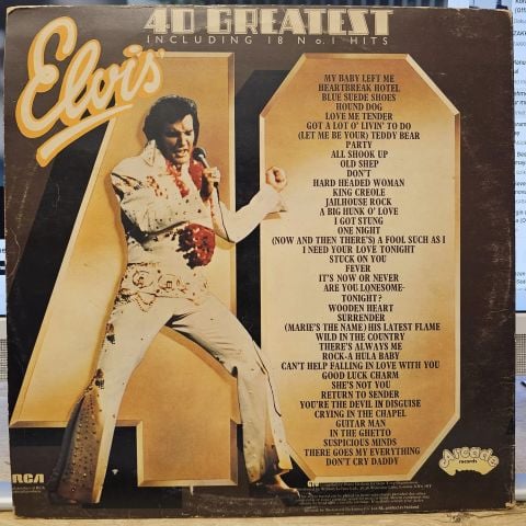 Elvis Presley – Elvis' 40 Greatest LP PLAK