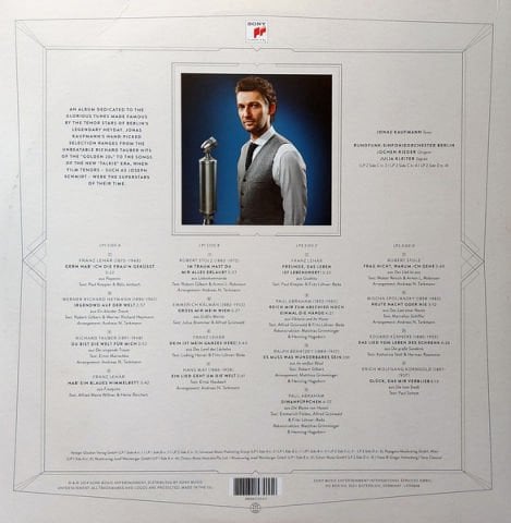 Jonas Kaufmann – Du Bist Die Welt Für Mich LP PLAK