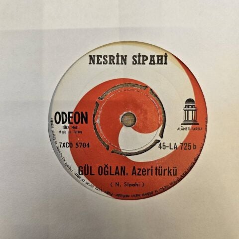 Nesrin Sipahi – Ağla Gitar / Gül Oğlan, Azeri Türkü 45LİK PLAK