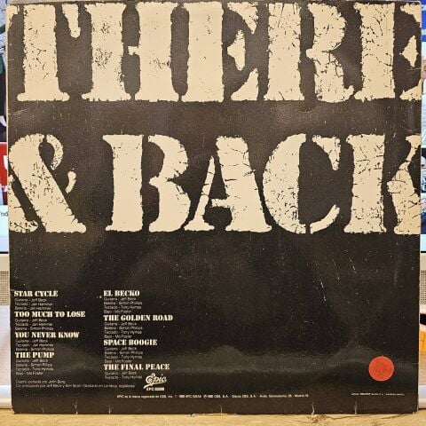 Jeff Beck – There & Back LP PLAK
