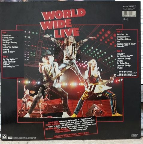 Scorpions – World Wide Live LP PLAK