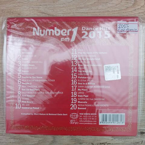 DANCE HİTS 2015 NR1 CD