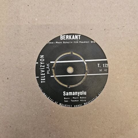 BERKANT - SAMANYOLU 45LİK PLAK