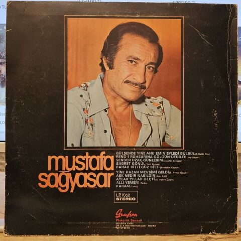 Mustafa Sağyaşar – Konser-1 LP PLAK