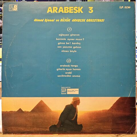 Ahmad Djamal Ve Büyük Arabesk Orkestrası – Arabesk 3 LP PLAK
