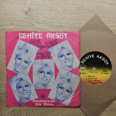 Behiye Aksoy – Mini Long Play 45LİK PLAK