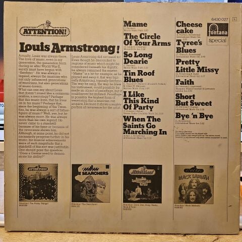 Louis Armstrong – Attention! Louis Armstrong! LP PLAK