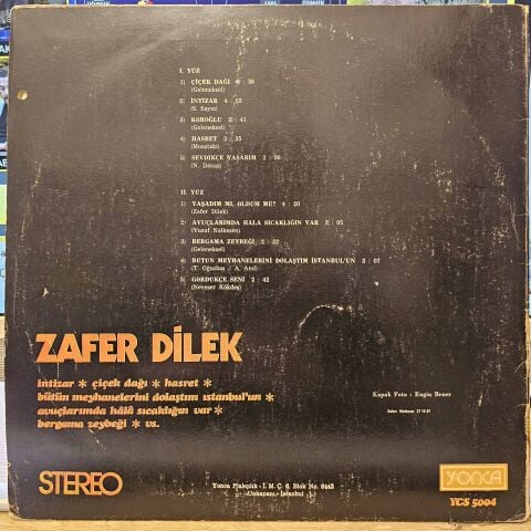 Zafer Dilek – Zafer Dilek LP PLAK