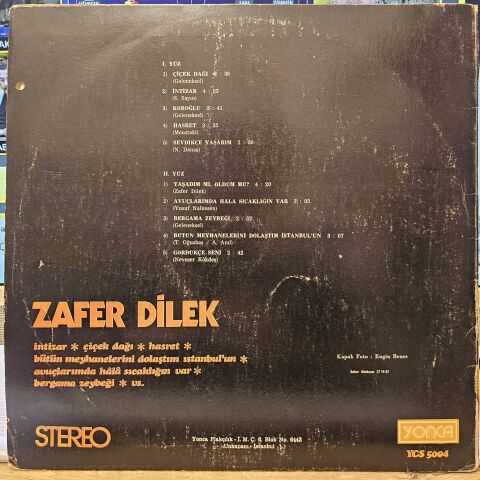 Zafer Dilek – Zafer Dilek LP PLAK