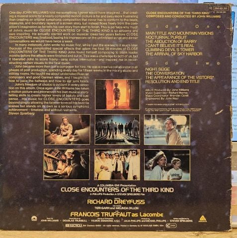 John Williams – Close Encounters Of The Third Kind (Original Motion Picture Soundtrack) LP PLAK
