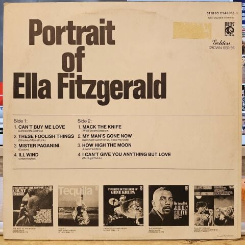 Ella Fitzgerald – Portrait Of Ella Fitzgerald LP PLAK