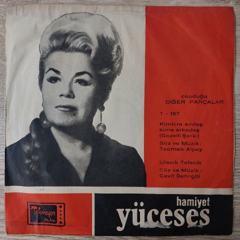 Hamiyet Yüceses – Siyah Gözler / Ufacık Tefecik 45LİK PLAK