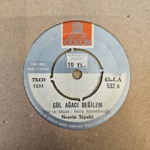 Nesrin Sipahi – Gül Ağacı Değilem / Süreyya 45LİK PLAK