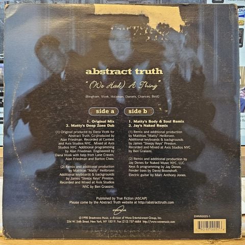 Abstract Truth – (We Had) A Thing LP PLAK